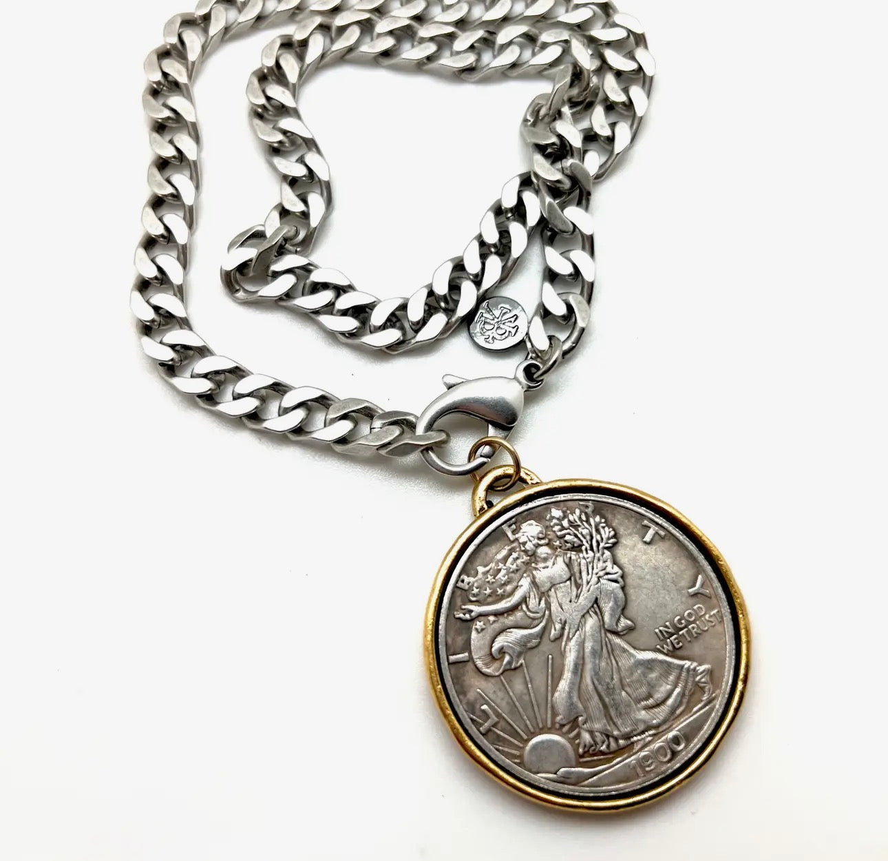 Antique Coin Pendant (Sold without Chain)