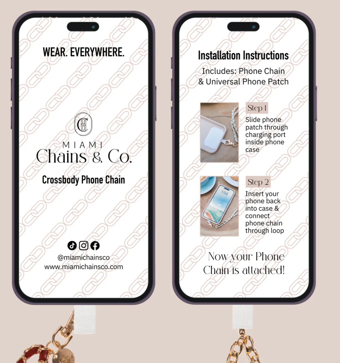 Lemon Drop Crossbody Phone Chain