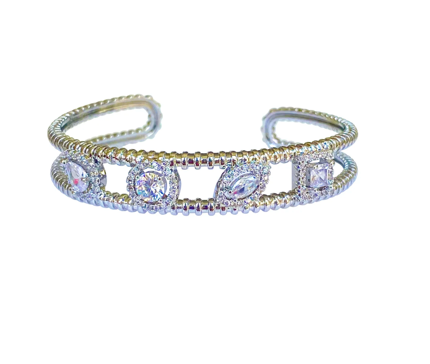 Gemstone Cuff Bracelet