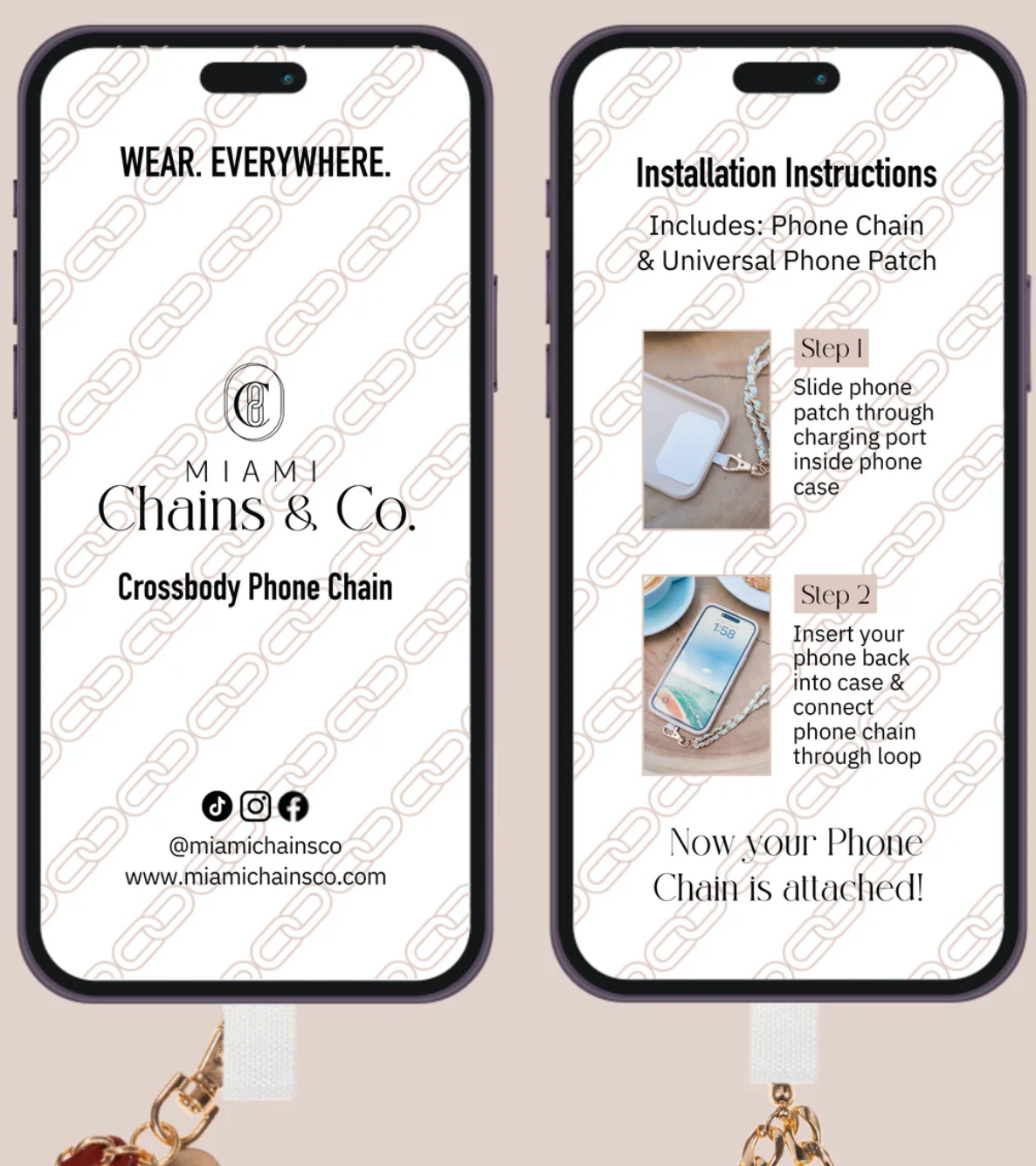 Bubble Yum Crossbody Phone Chain