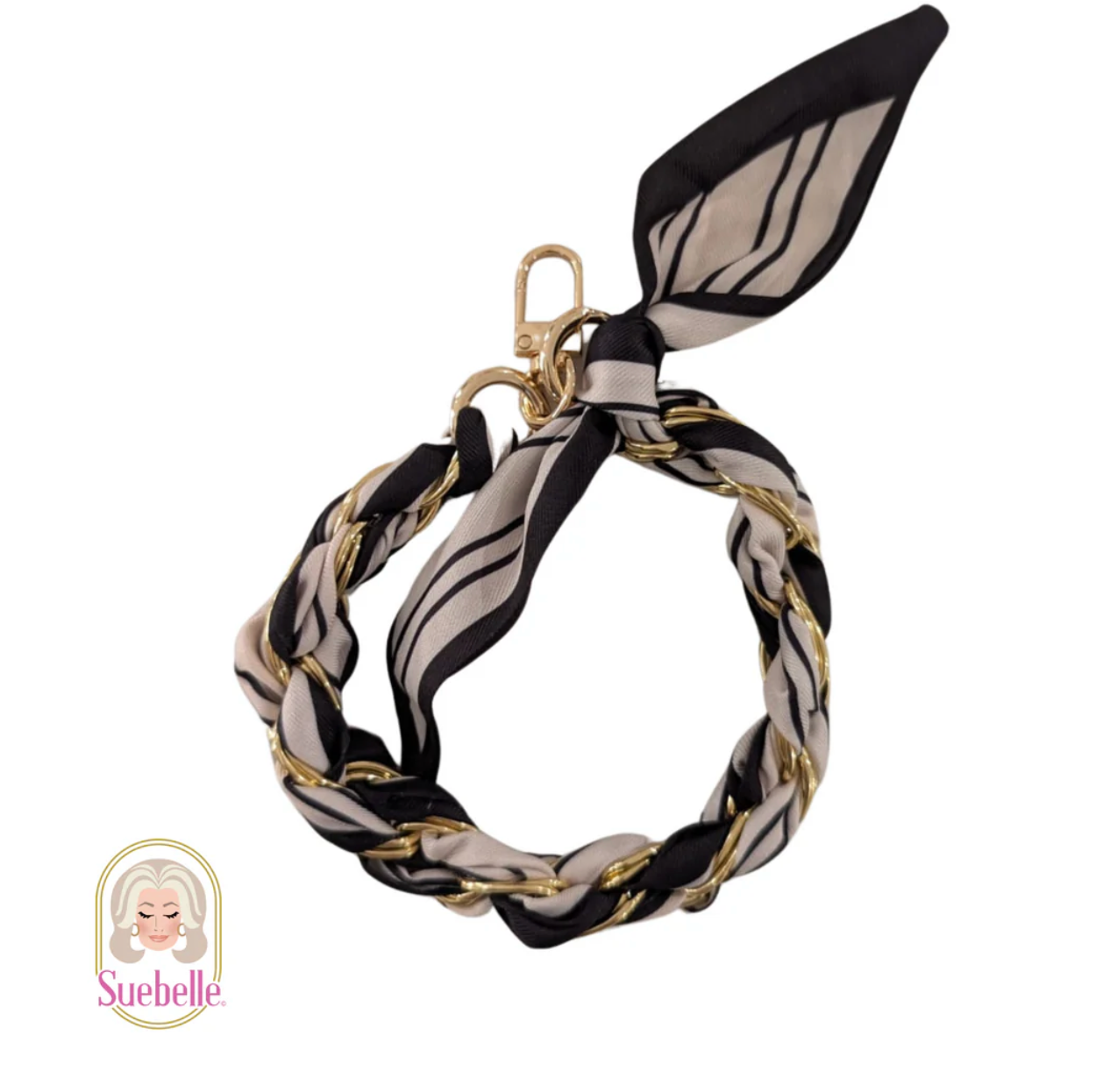Black Tie Palms Phone Wristlet