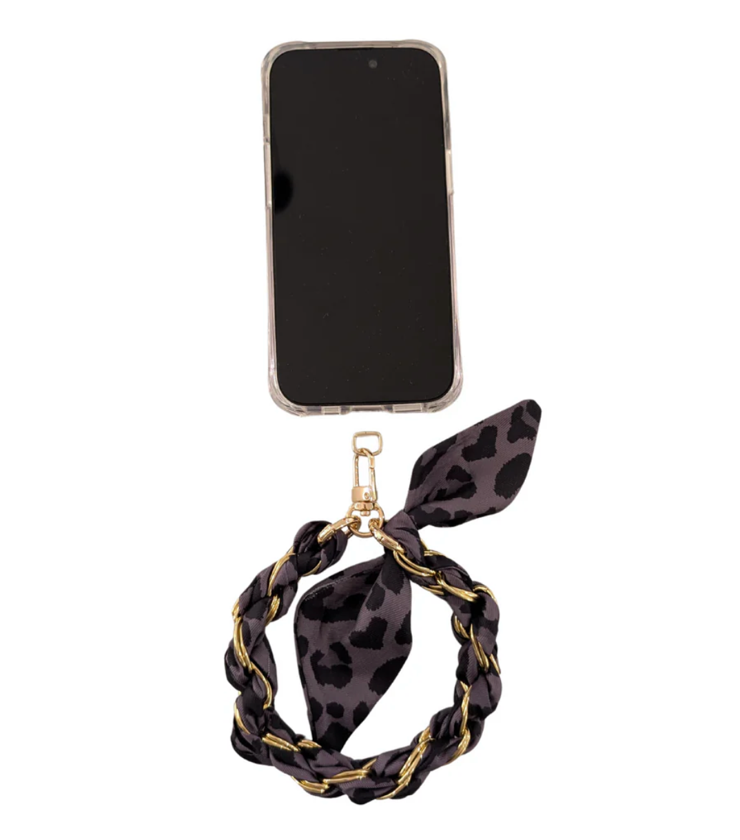 Caviar Noir Phone Wristlet