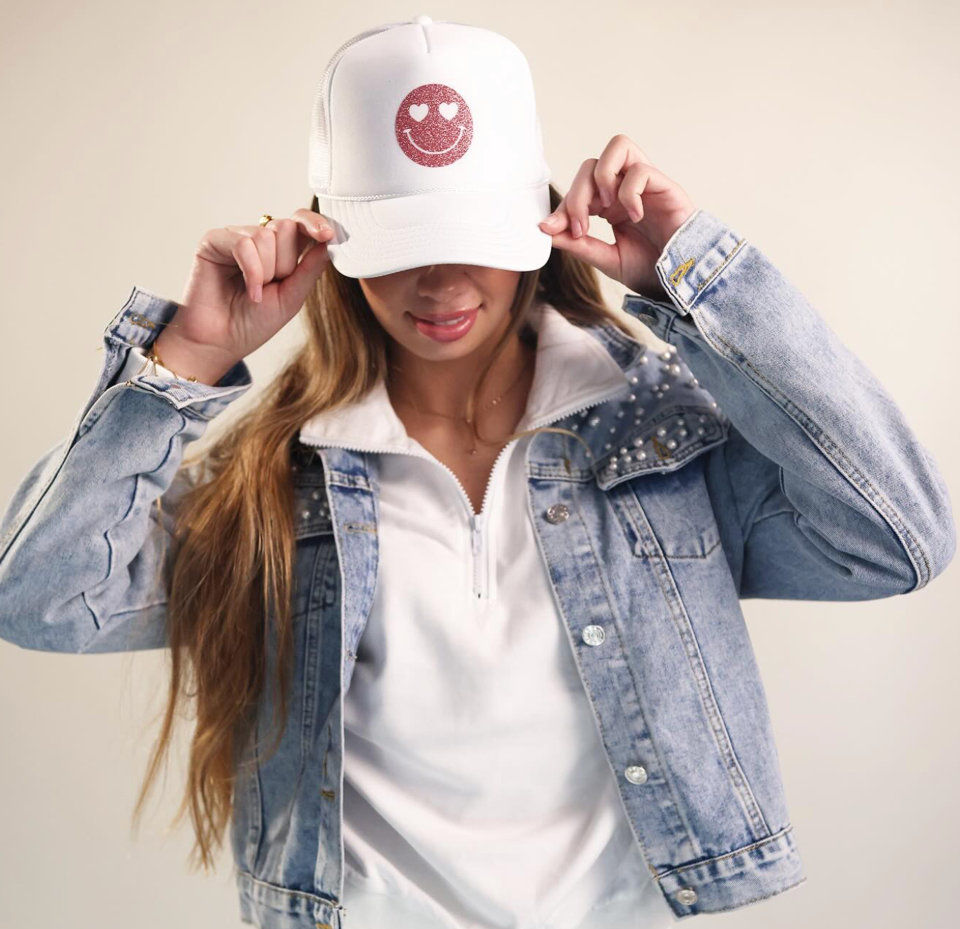 Heart Eyes Trucker Hat