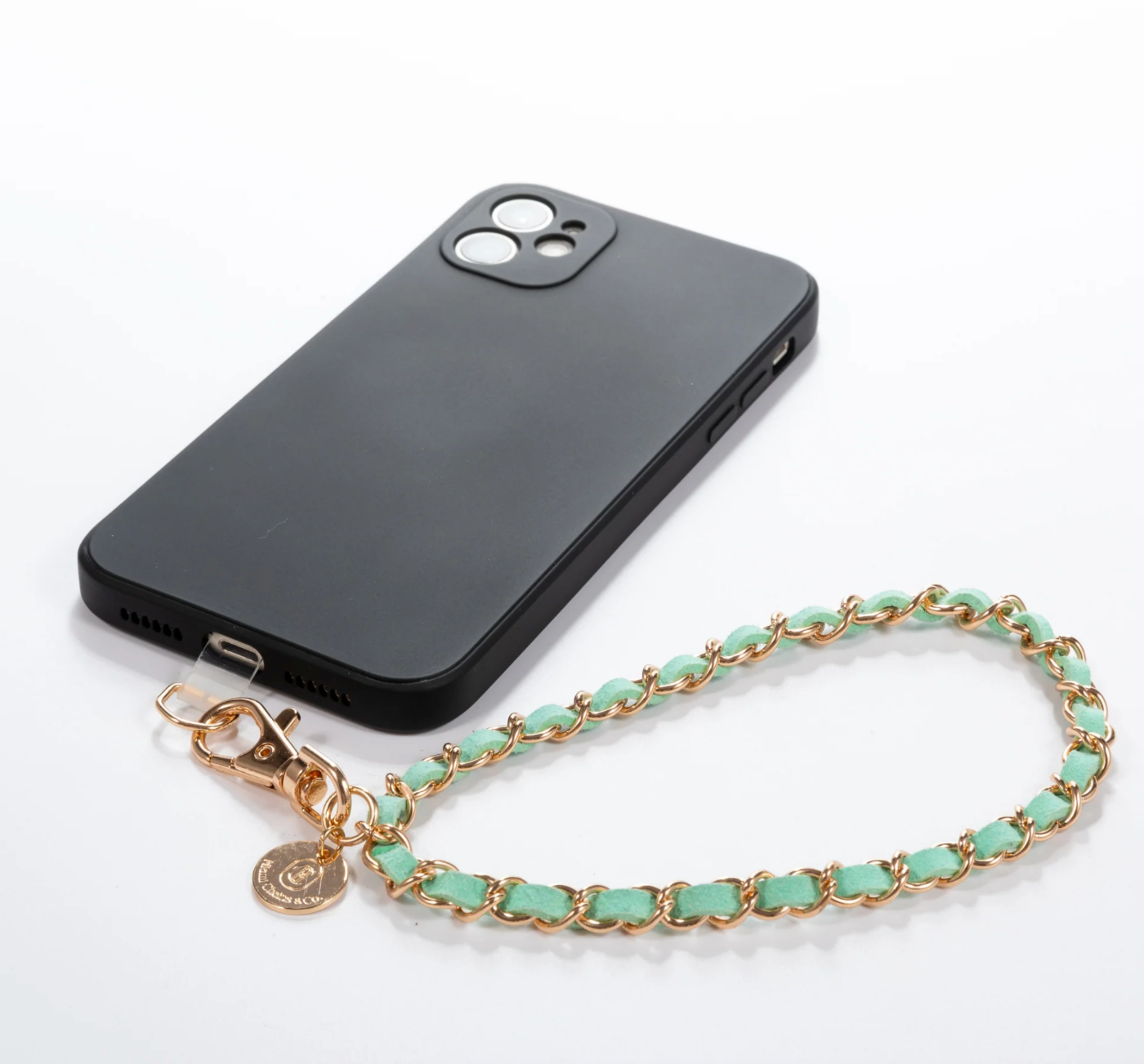 Fresh Mint Phone Wristlet