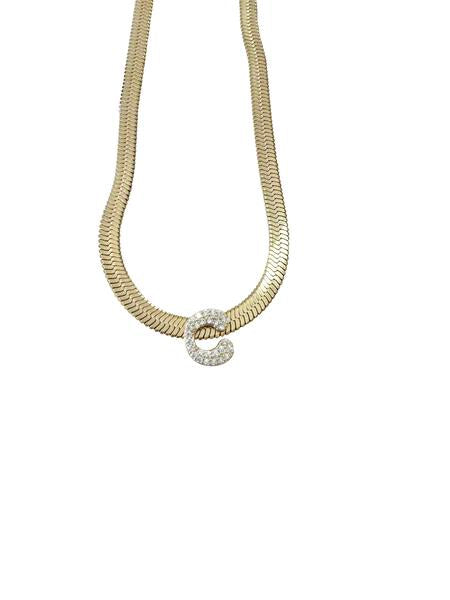Groovy Initial Necklace