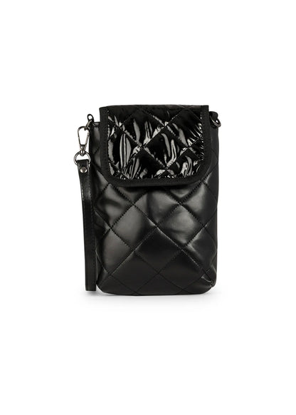 Riley Noir Phone Flap Crossbody