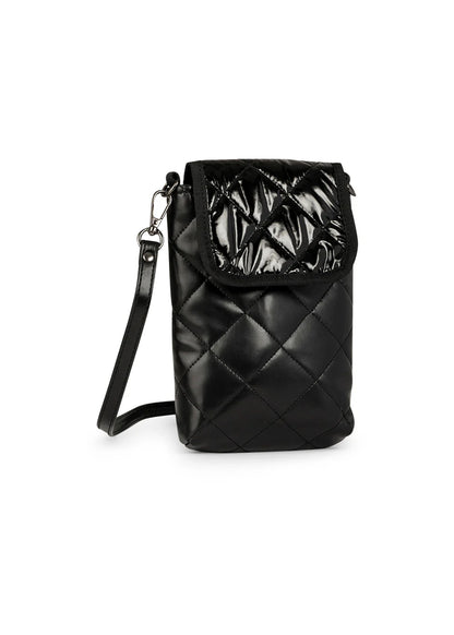 Riley Noir Phone Flap Crossbody