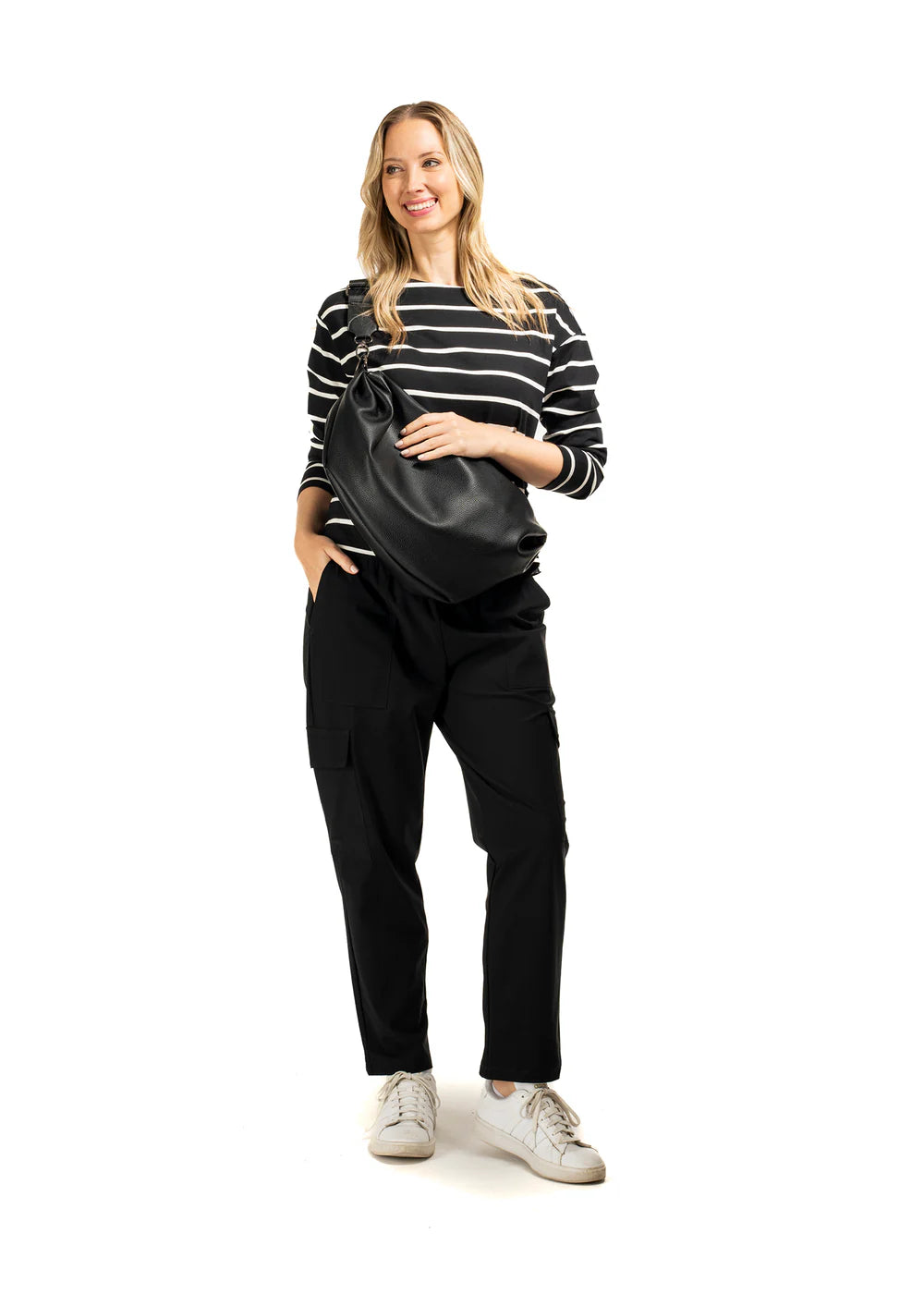 Ollie Solo Pebbled Sling Bag