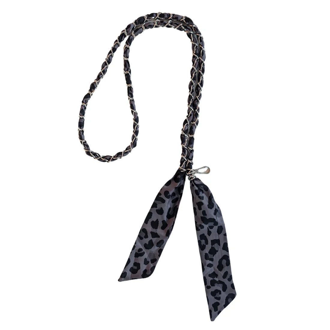 Caviar Noir Crossbody Phone Chain