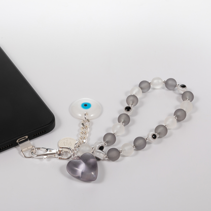Iced Phone Charm Wristlet