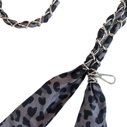 Caviar Noir Crossbody Phone Chain