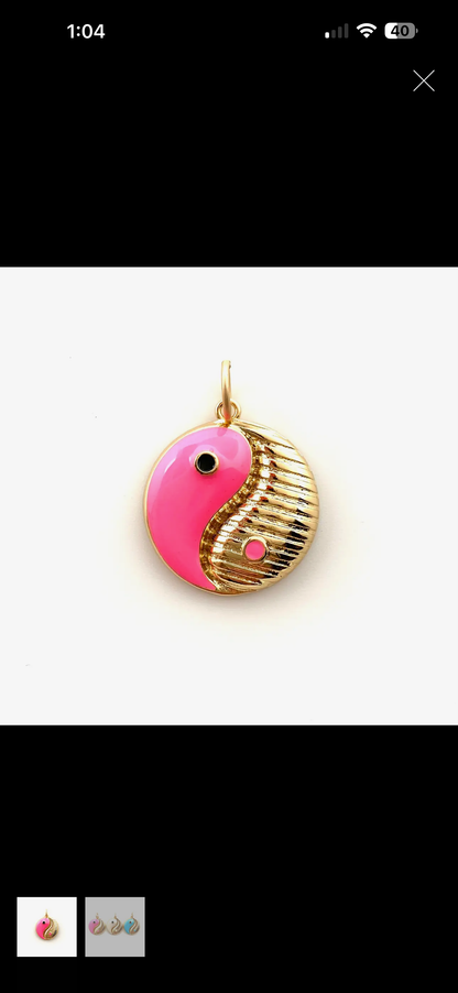 Yin Yang - Pink (Pre-Order Available for Turquoise & Ivory)