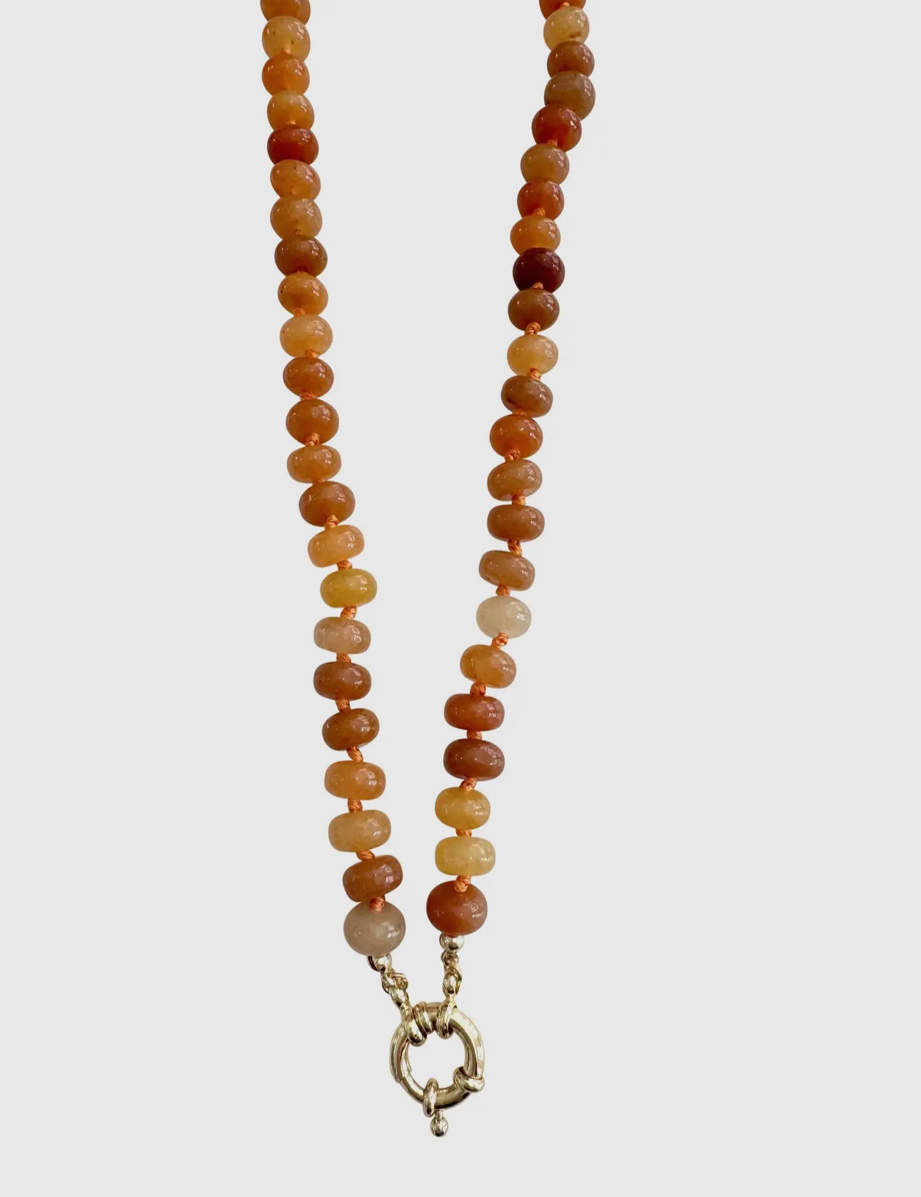 Hand Knotted Agate Necklace