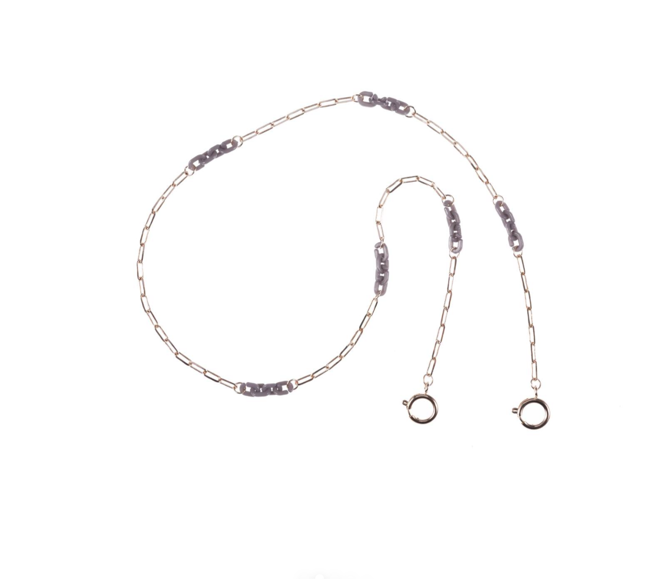 Rose and Grey Sunglass Chain