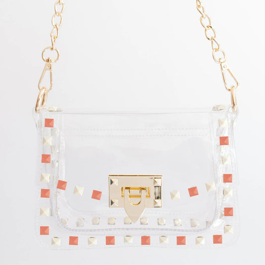 The Jackie in Orange & White