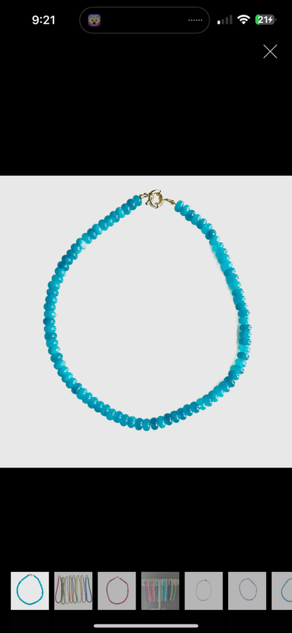 Gumball Beaded Necklace