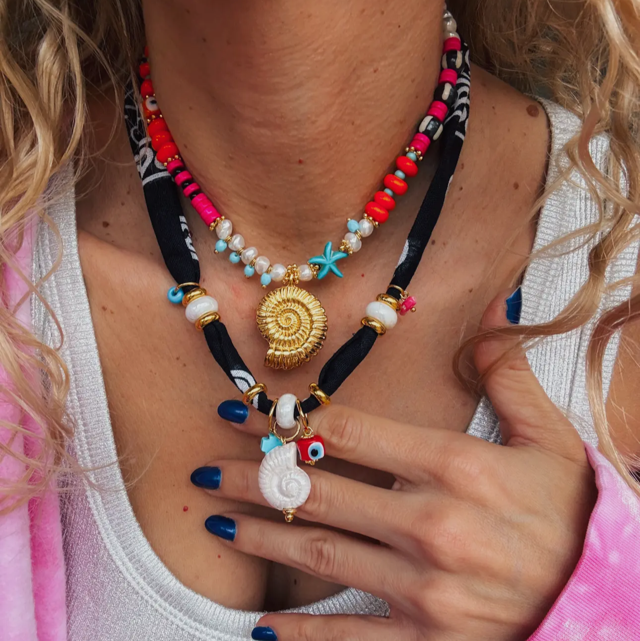 Bohemian Bandana Scarf Necklace