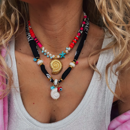 Bohemian Bandana Scarf Necklace