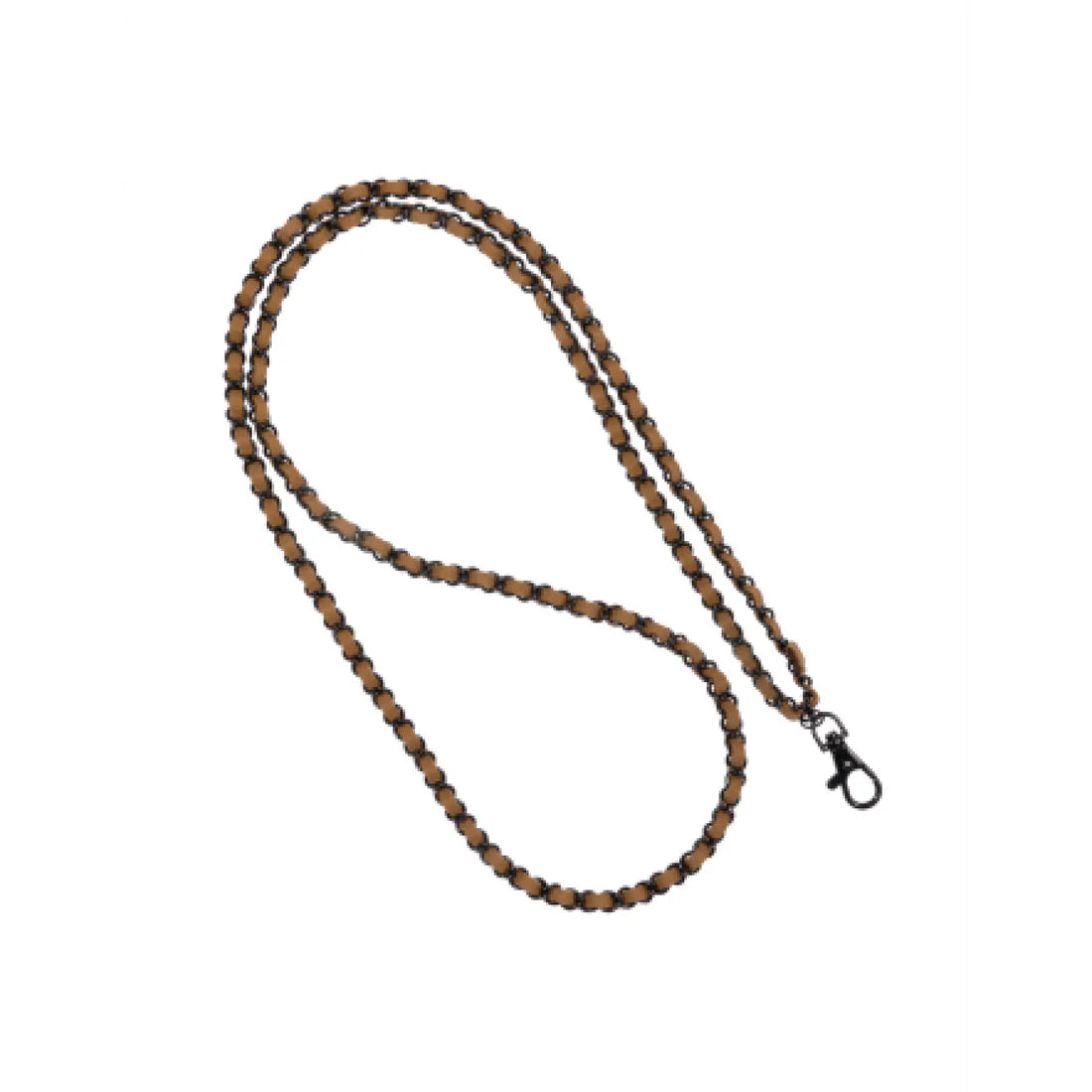 Khaki Gold Crossbody Phone Chain