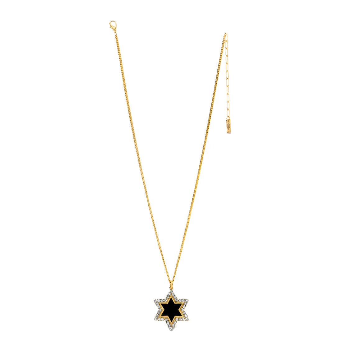 Neon Star of David Necklace