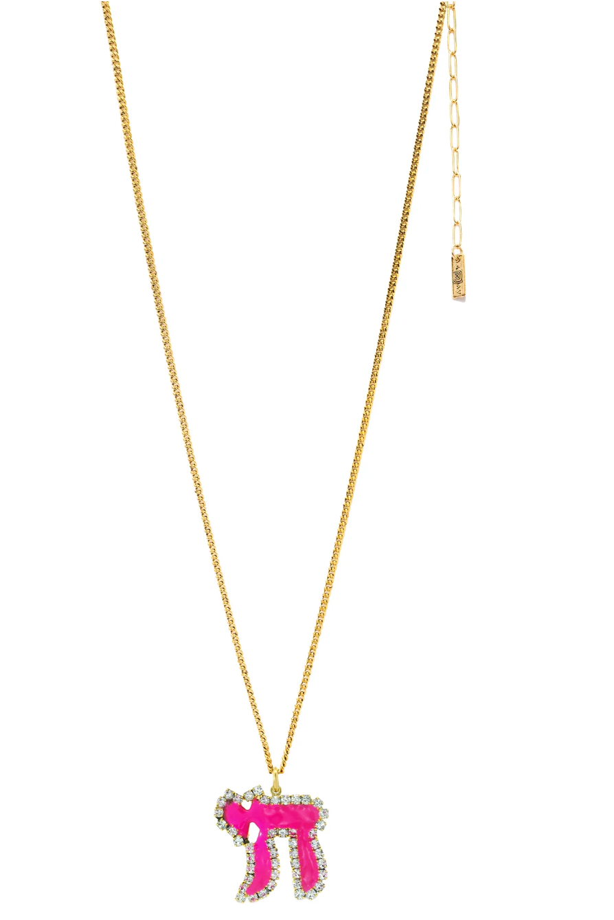 Neon Chai Necklace