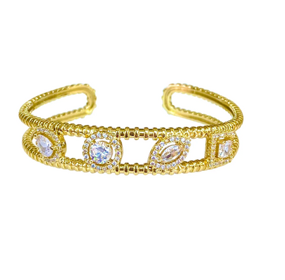 Gemstone Cuff Bracelet