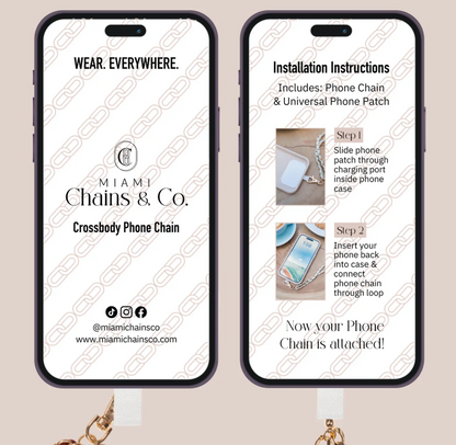 Sunny Splash Crossbody Phone Chain