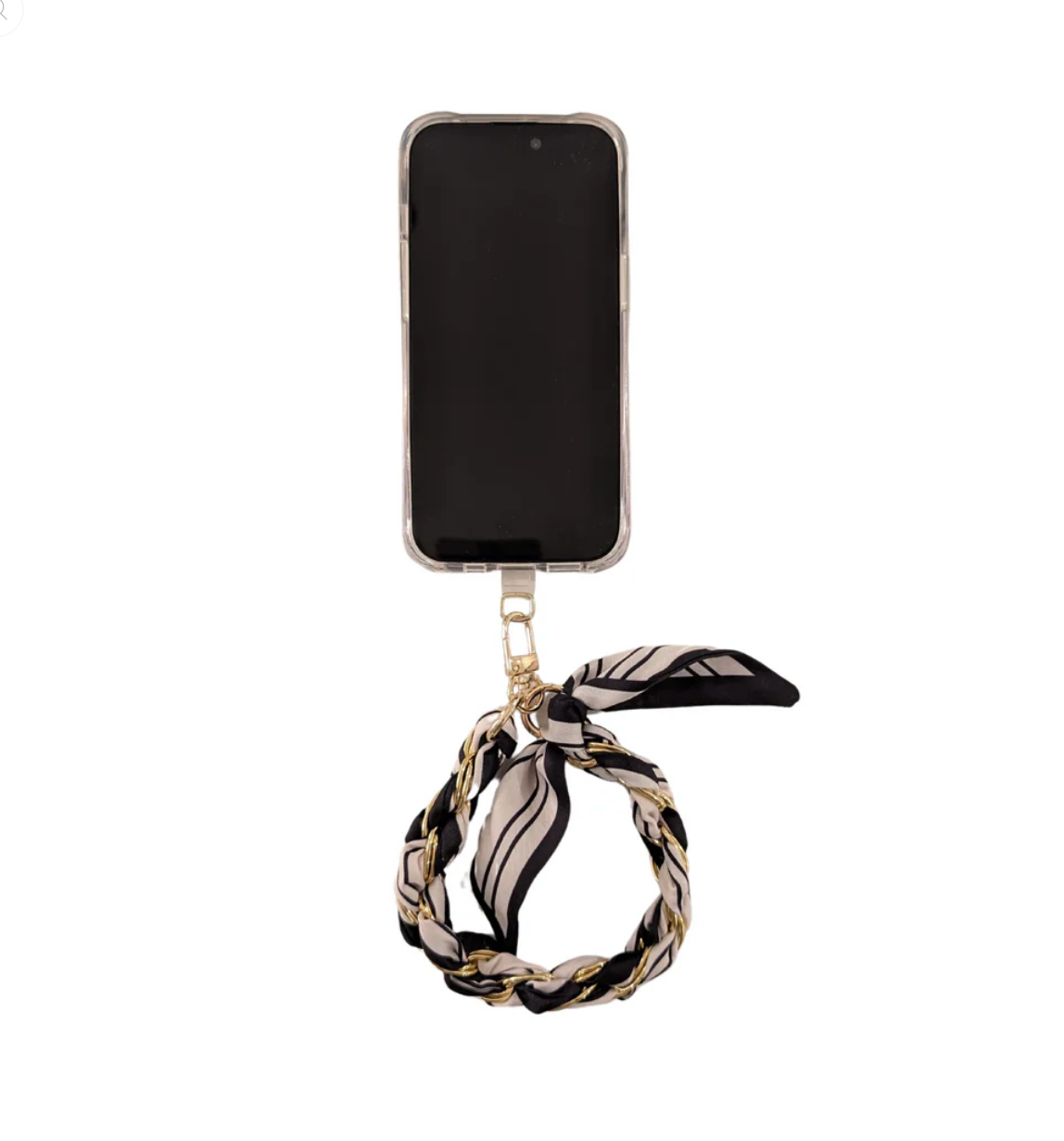 Black Tie Palms Phone Wristlet
