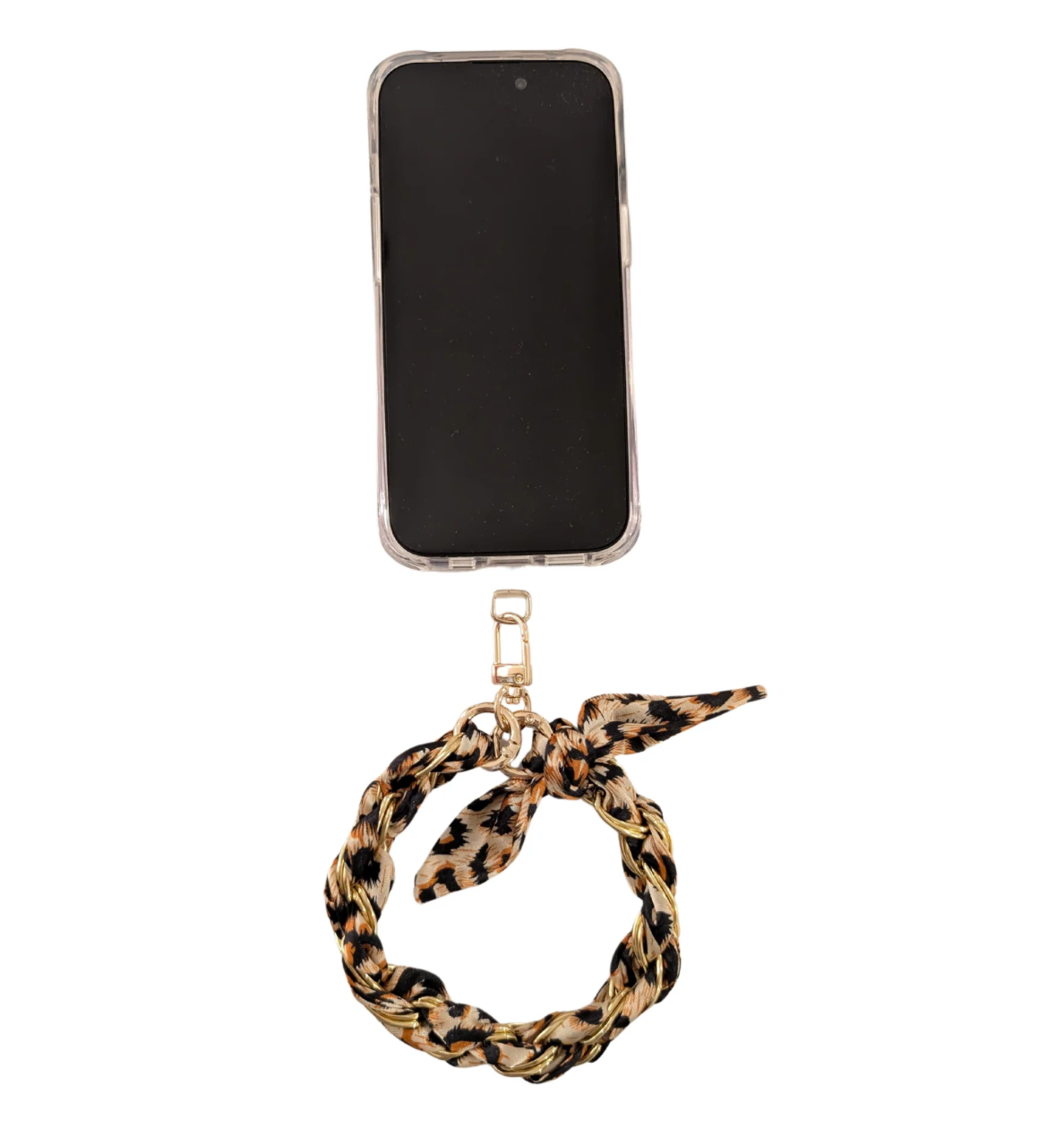 Oh Lala Leopard Phone Wristlet