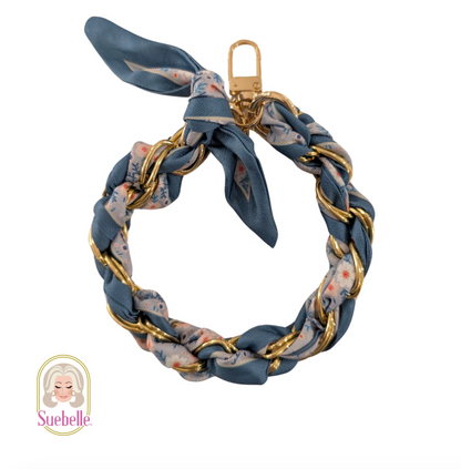 Blossom Blues Phone Wristlet