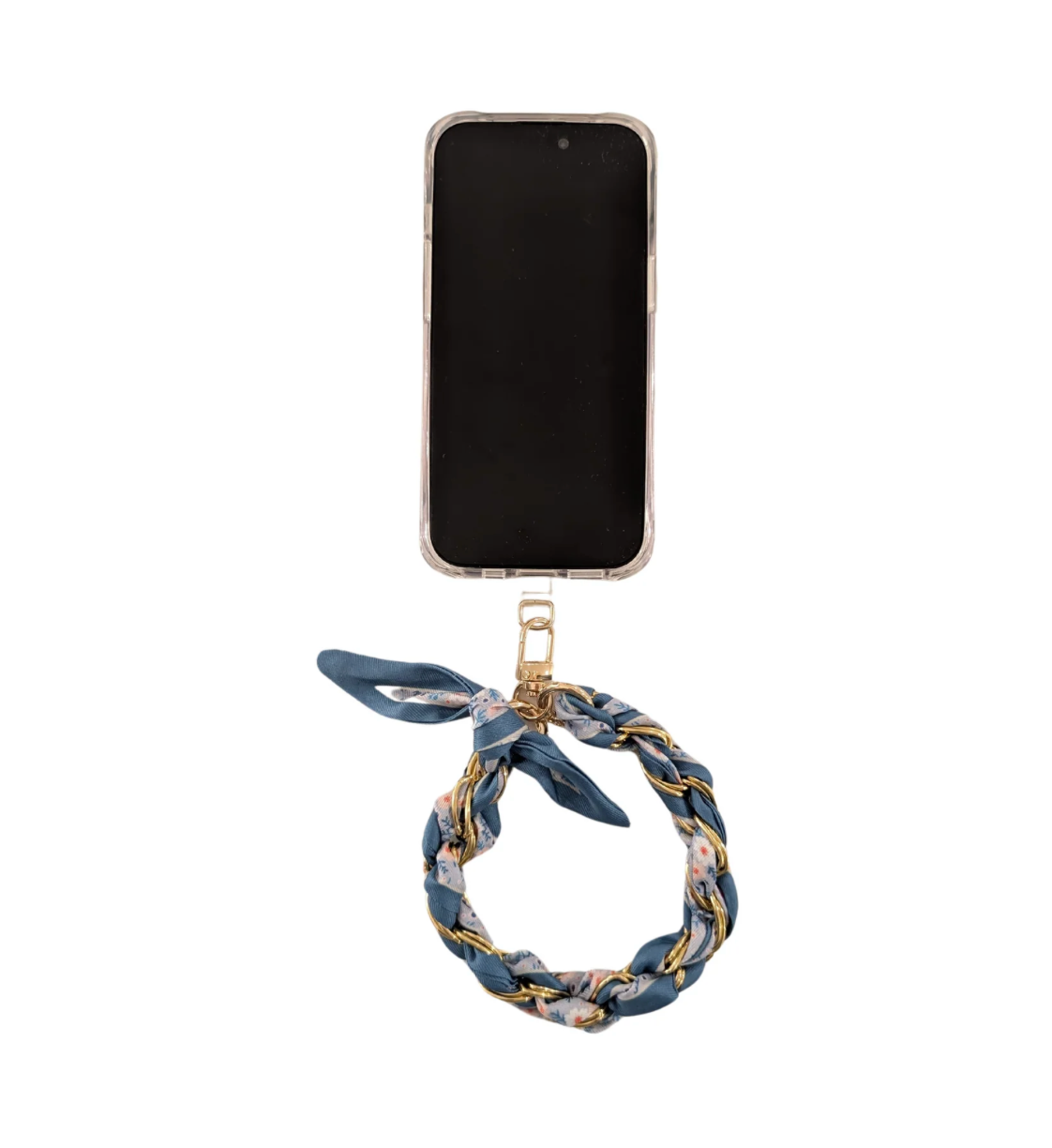 Blossom Blues Phone Wristlet