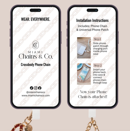 Blossom Blues Phone Wristlet