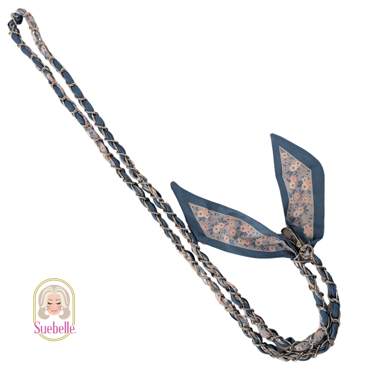 Blossom Blues Crossbody Phone Chain