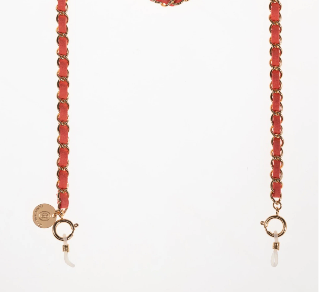 Golden Coral Sunglass Chain