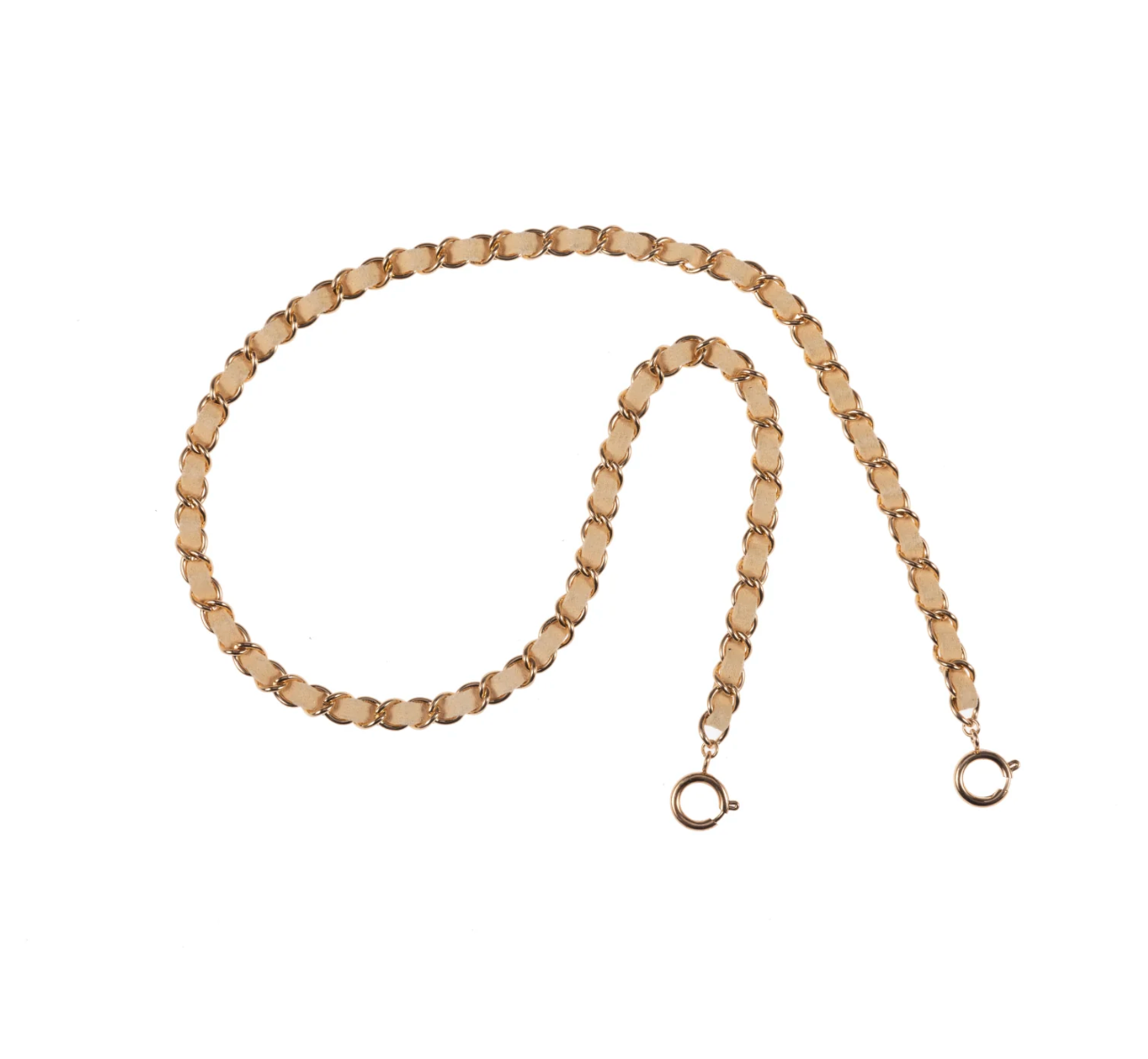 Vanilla Beige and Gold Sunglass Chain