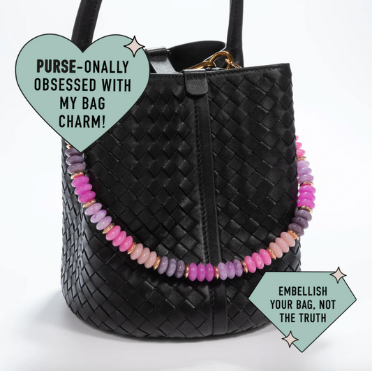 Pinky Paradise Necklace, Phone Wristlet & Bag Charm/Keychain