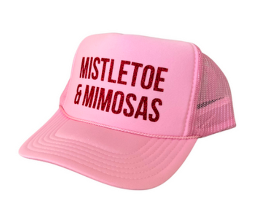 Mistletoe & Mimosas Trucker Hat