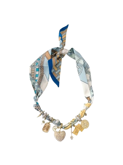 Blair Multi Charm Scarf Necklace